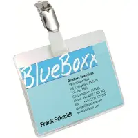 Durable Badge, pour badges d'entreprise, transparent, 25 unités
