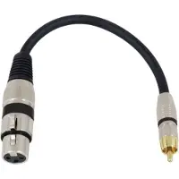 Omnitronic Câble RCA vers XLR femelle Adaptateur SADC