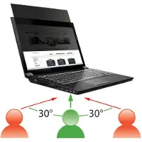 Mobilis Filtre de confidentialité Film protection anti regard pour écran fixe / ordinateur portable 12.5" W (16:9) - Dimensions : 276,6 x 155,5 mm