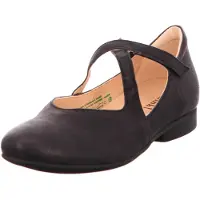 Think! Ballerines à lanières brun foncé