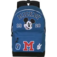 KARACTERMANIA Sac à dos 'Mickey Mouse Class-Fan' bleu / rouge / noir / blanc
