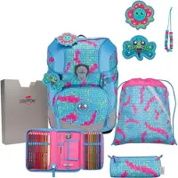DERDIEDAS ErgoFlex Tiny Happy Pixel Set cartable 5 pièces