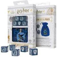 Q-workshop Harry Potter Pack Dés Ravenclaw Dice & Pouch Set (5)