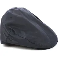 Barbour Wax Flat Cap Marine Bleu foncé taille M