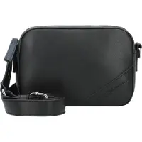 Tom Tailor DENIM Sac à bandoulière 'Periya' bleu / noir / argent