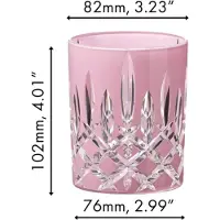 Riedel Laudon Tumbler 1515/02 S3 RO, Verres à cocktail, Rose