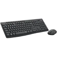 Logitech MK295 Silent Wireless Combo clavier Souris incluse Bureau RF sans fil Portuguais Graphite