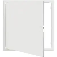 vidaXL Trappe d'accès , blanche, 53 x 53 x 3 cm, en acier