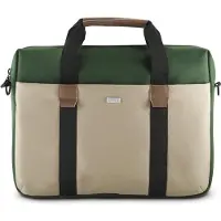 Hama Silvan", durable, de 34 - 36 cm (13,3"- 14,1 (14.10", Universel), Sac pour notebook, Vert, Beige