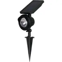 Luxform Projecteur Intelligente Hybride Solaire Luxform Texas Black 100 Lumen