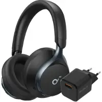Soundcore Space One Noir + BlueBuilt Quick Charge Chargeur avec Port USB-A 18 W Noir