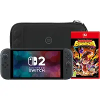 Nintendo Switch 2 + Donkey Kong Bananza + BlueBuilt Étui de Protection