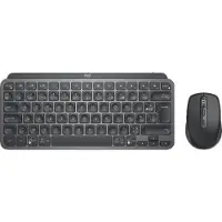 Logitech MX Keys Mini Sans Fil AZERTY Graphite + MX Anywhere 3S Compact Noir