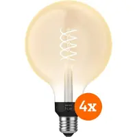 Philips Hue Ampoule à Filament White Globe XL E27 - 2023 - Lot de 4