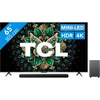TCL 65" QD Mini-LED C61K 4K (2025) + S55H 2.1 Barre de Son