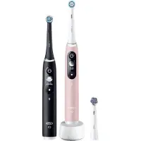 Oral-B iO Series 6N Lot de 2 Noir + Rose