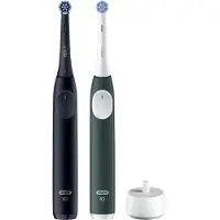 Oral-B iO 2 Noir et Vert Lot de 2