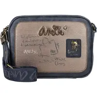 Anekke sac à épaule bandoulière Boutique 3 Compartment Crossbody Bag Multicolor bleu marine