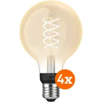 Philips Hue Ampoule à Filament White Globe E27 Lot de 4