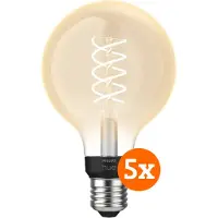 Philips Hue Ampoule à Filament White Globe E27 Lot de 5