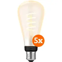 Philips Hue Filament White Ambiance Edison XL Lot de 5