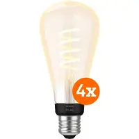 Philips Hue Filament White Ambiance Edison XL Lot de 4