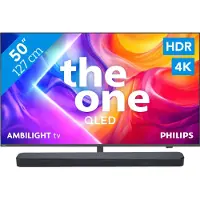 Philips Ambilight 50" PUS9000 QLED 4K (2025) + JBL Bar 300 M2 Noir