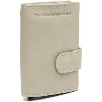 The Chesterfield Brand Cuir étui pour carte de crédit Nivala Cardholder Ocean Green Nivala beige