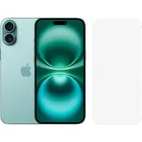 Apple iPhone 16 Plus 128 Go Vert + BlueBuilt Protège-écran Verre