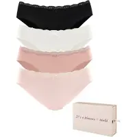 LASCANA Slip rose / rosé / noir / blanc