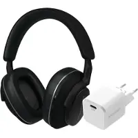 Bowers & Wilkins Px7 S2e Noir + BlueBuilt Power Delivery Chargeur avec Port USB-C 20 W Blanc