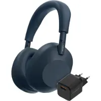 Sony WH-1000XM6 Bleu + BlueBuilt Chargeur Quick Charge