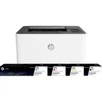 HP Color Laser MFP 150nw + 1 Set de Toners Supplémentaire