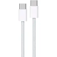 Apple Câble USB-C vers USB-C 2 m Matière Nylon Blanc Lot de 2