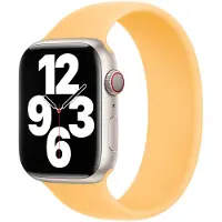Apple Solo Strap en silicone pour l'Watch | 44/45/46/49 mm - Taille 8 - Sunglow