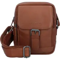 Greenburry Cuir sac à épaule bandoulière Fiorentina Travel Crossbody Bag Tan brun
