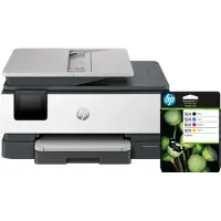 HP OfficeJet Pro 8124e + 1 Set de Cartouches Supplémentaire