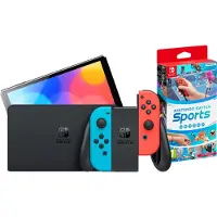 Nintendo Switch OLED Bleu/Rouge + Switch Sports