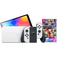 Nintendo Switch OLED Blanc + Mario Kart 8 Deluxe