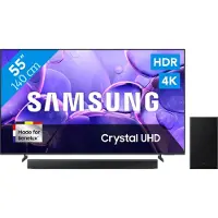 Samsung 55" Crystal UHD U8070F (2025) + HW-B66CF Noir