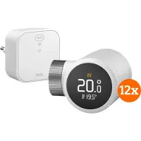 Tado Tête Thermostatique Connectée X - Kit de Démarrage Lot de 12