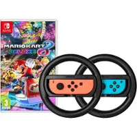 Mario Kart 8 Deluxe + BlueBuilt Volants pour Switch