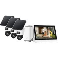 Eufy EufyCam S4 Lot de 3 + HomeBase 3 + Smart Display E10