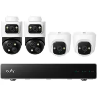 Eufy PoE Security System + NVR + S4 Lot de 2 + E41 Lot de 2