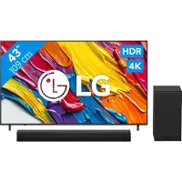 LG 43" QNED82 4K (2025) + DS40T