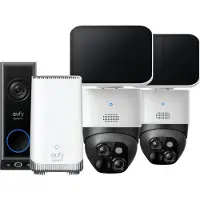 Eufy Eufycam Solocam S340 Lot de 2 + Video Doorbell E340 + HomeBase 3