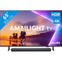 Philips Ambilight 65" PUS8500 QLED 4K (2025) + JBL Bar 300 MK2 Noir