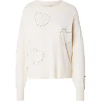 ONLY Pull-over 'ONLBee' transparent / blanc cassé
