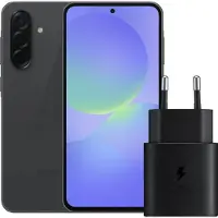 Samsung Galaxy A36 128 Go Noir 5G + Chargeur 25 Watts Noir