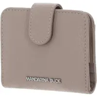 Mandarina Duck Mellow Leather Card 2 Wallet Beige Femme